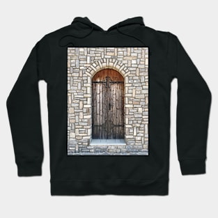 Authentic wooden door Hoodie